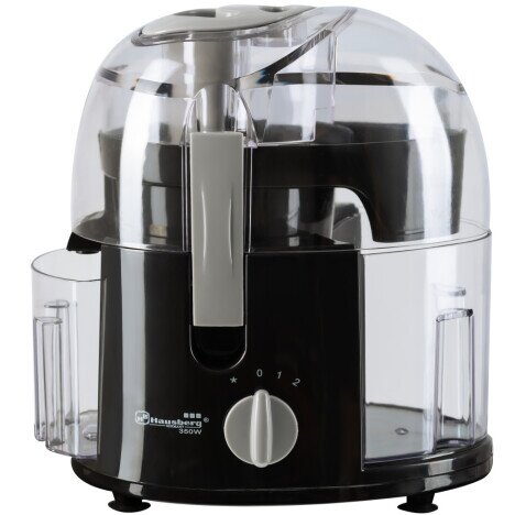 Storcator de Fructe Hausberg HB-7500NG, 350W, Lame Otel Inoxidabil, capacitate 750 ml, Negru